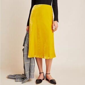 Marge Kelly Velvet Mid Skirt - Anthropologie